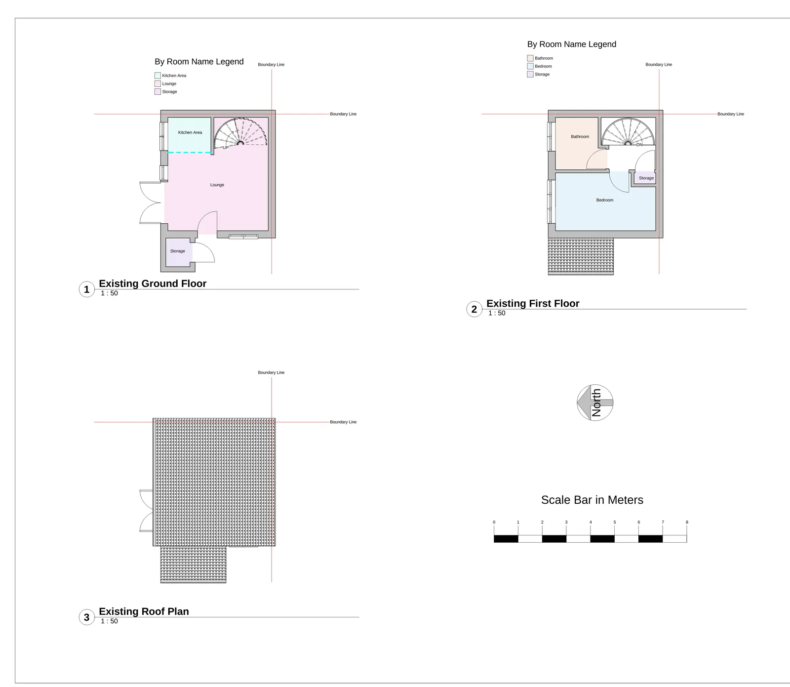 Proposed ground floor plan showing new layout with kitchen, living room and dining arrangement for a loft conversion project